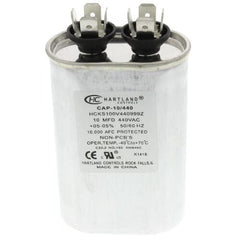 Air Conditioner 10 uf MFD 370 VAC Oval Run Capacitor for Fan Motor Blower Condenser