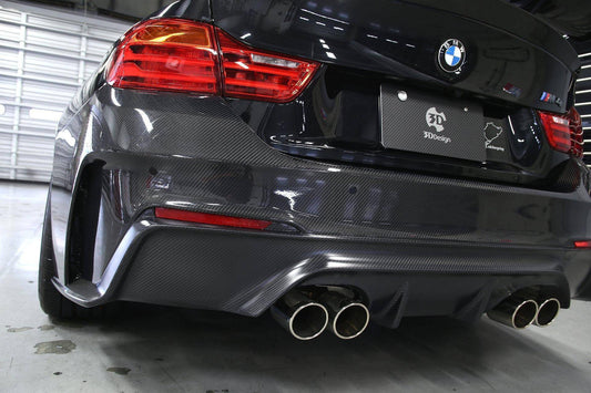 3DDesign Carbon Fibre Rear Bumper for BMW M4 (2015-2020, F82 F83)