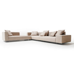 Baxter Corner Sofa Set ISF-2127 / Baxter816-9# WHT