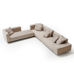 Baxter Corner Sofa Set ISF-2127 / Baxter816-9# WHT