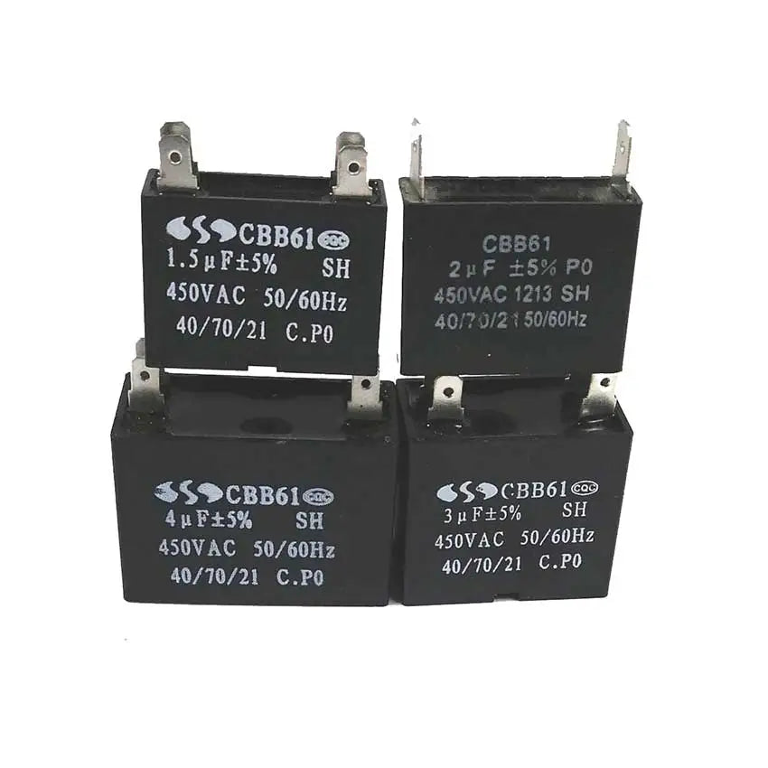 Fan Square Black Capacitor CBB61 Module Generator