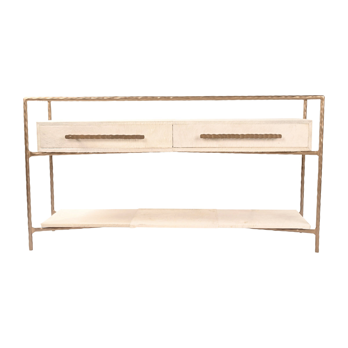 60" AZAMARA REAL SHAGREEN CONSOLE TABLE