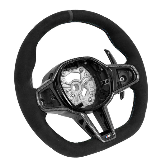 BMW 2 Series G42, M2 G87, M3 G80, M4 G82 Facelift Carbon Fibre Steering Wheel by TRE