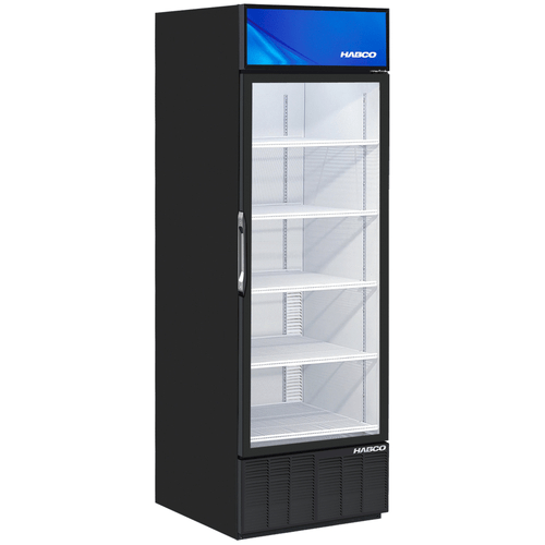 Habco ESM18HC Glass Door Merchandising Refrigerator - Slim Line